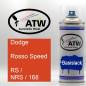 Preview: Dodge, Rosso Speed, RS / NRS / 168: 400ml Sprühdose, von ATW Autoteile West.